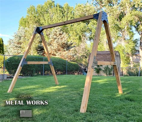 wooden swing set metal brackets|wooden swing set hardware brackets.